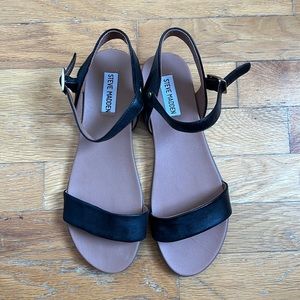 Steve Madden Black Sandals Size 9.5